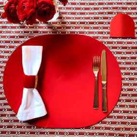 Ombre Oval Placemat